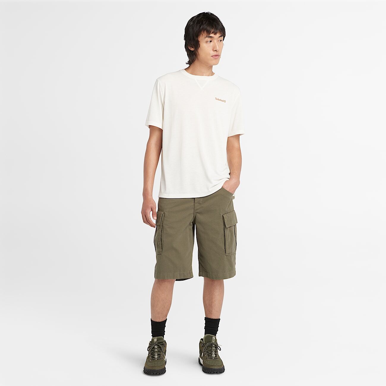 Timberland Twill Cargo Short - Short homme | Hardloop