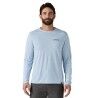 Patagonia Men's Long-Sleeved Cap Cool Daily Graphic Shirt - Waters - T-shirt meski | Hardloop