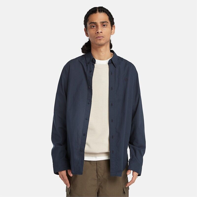 Strech Poplin Long Sleeve Shirt - Chemise homme