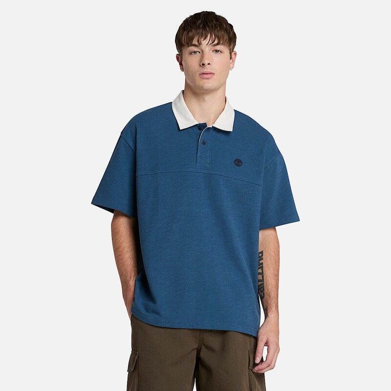 Timberland Textured Polo - Koszulka polo meska | Hardloop