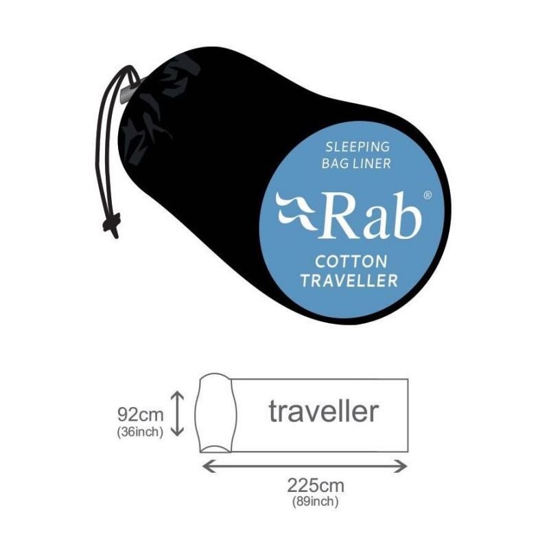 Rab Sleeping Bag Liner - Traveller Cotton - Reselakan