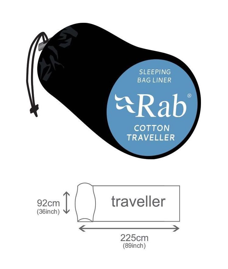 Rab Sleeping Bag Liner - Traveller Cotton - Wkładka | Hardloop