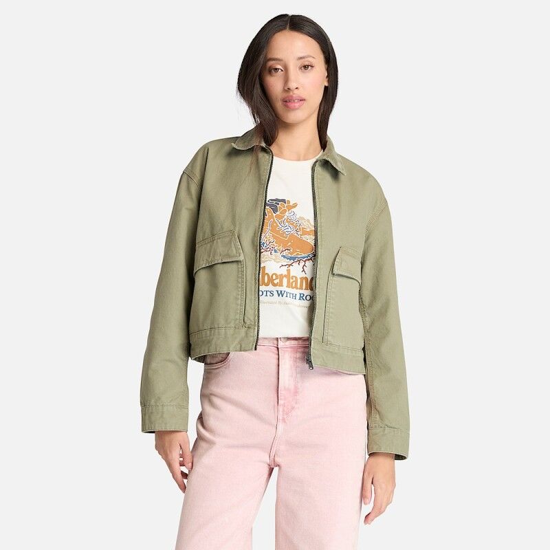 Timberland Strafford Washed Canvas Jacket - Veste femme | Hardloop