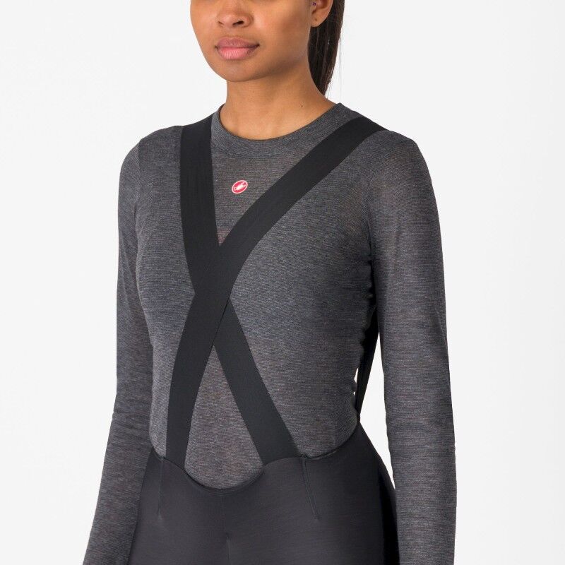 Castelli Omloop Thermal W Dt Bibshort - Pyöräilyhousut - Naiset | Hardloop