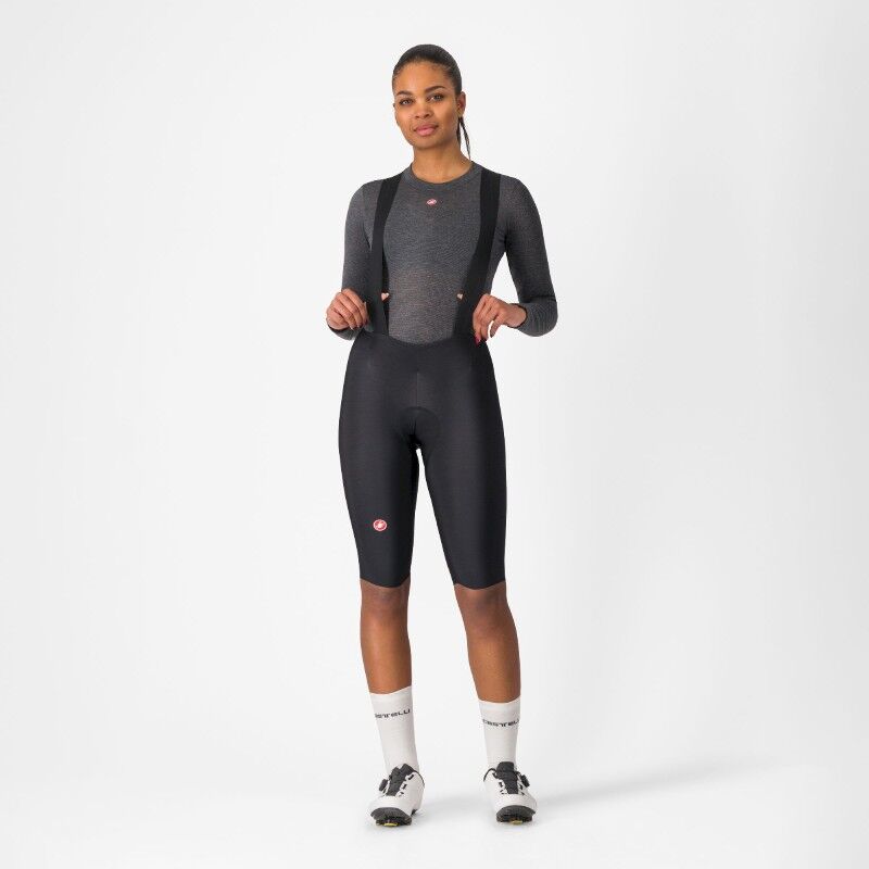 Castelli Omloop Thermal W Dt Bibshort - Spodenki kolarskie z szelkami rowerowe damskie | Hardloop
