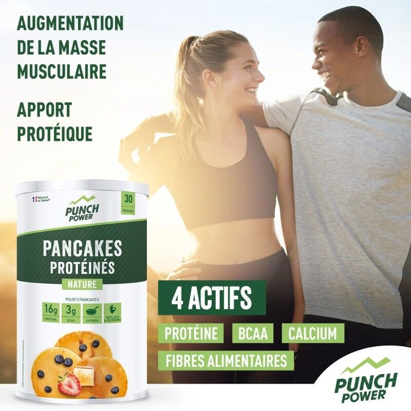 Punch Power Pancakes Proteines - Poudre 400 g - Vriesdroogmaaltijd | Hardloop