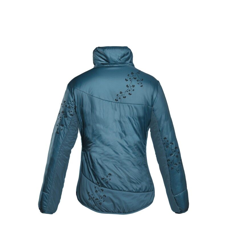 Grüezi Bag Refreshful SilkWool Jacket Flower Reverse - Fleecetröjor - Dam | Hardloop