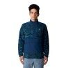 Dark Caspian Stria Print