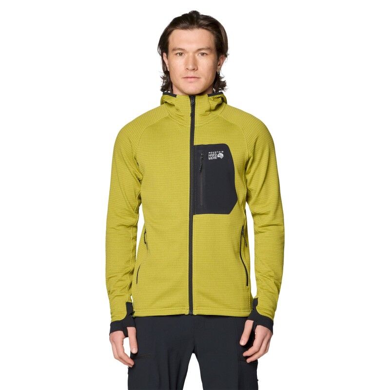 Polartec Power Grid Full Zip Hoody - Fleecejakke - Herrer