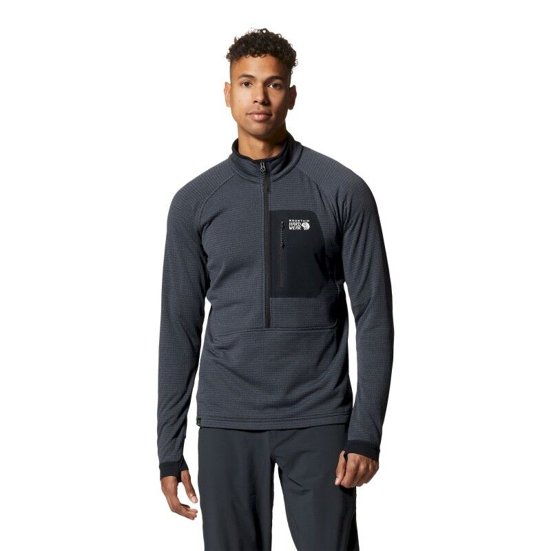 Power Grid Half Zip Jacket - Windproof jacket - Men's