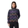 Blurple Zig Zag Print