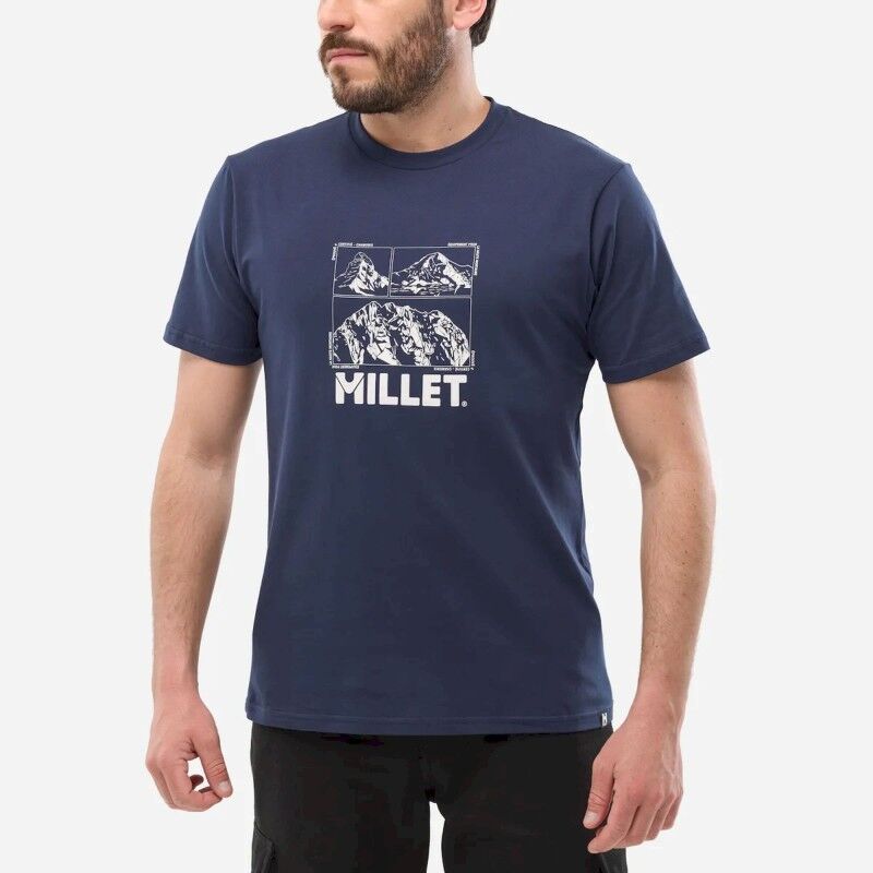 Millet Chamonix Logo TS SS - T-paita - Miehet | Hardloop