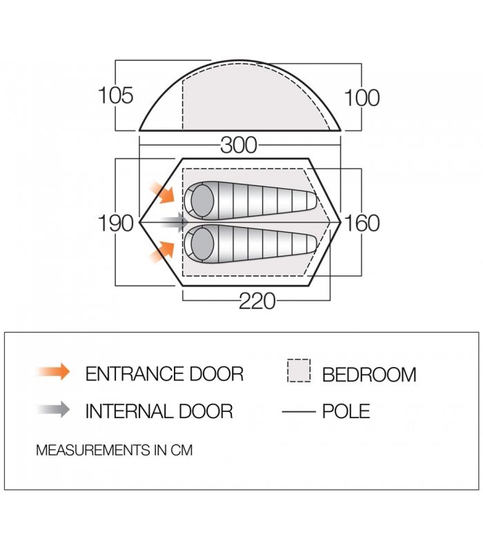 Vango Blade Pro 200 - Namiot | Hardloop