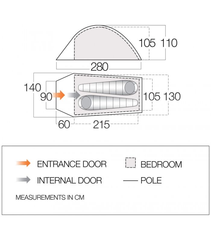 Vango F10 Arete 2 - Tent