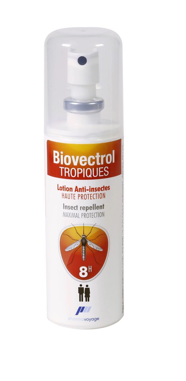 Pharmavoyage Lotion anti-moustiques Biovectrol Tropiques - Produkty przeciw komarom | Hardloop