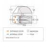 Vango - F10 Makalu 2 - Tenda da campeggio