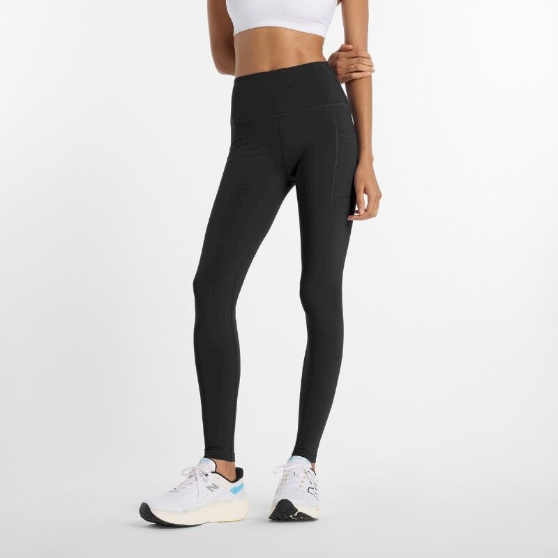 New Balance NB Sleek Pocket High Rise Legging 27" - Running leggings - Women's | Hardloop