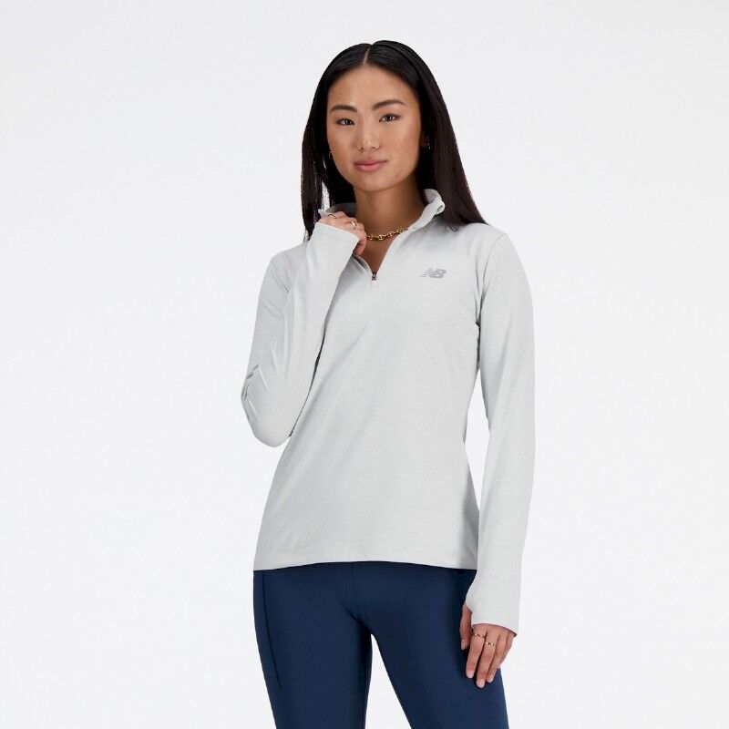 New Balance Sport Essentials Space Dye Quarter Zip - Bluza polarowa damska | Hardloop