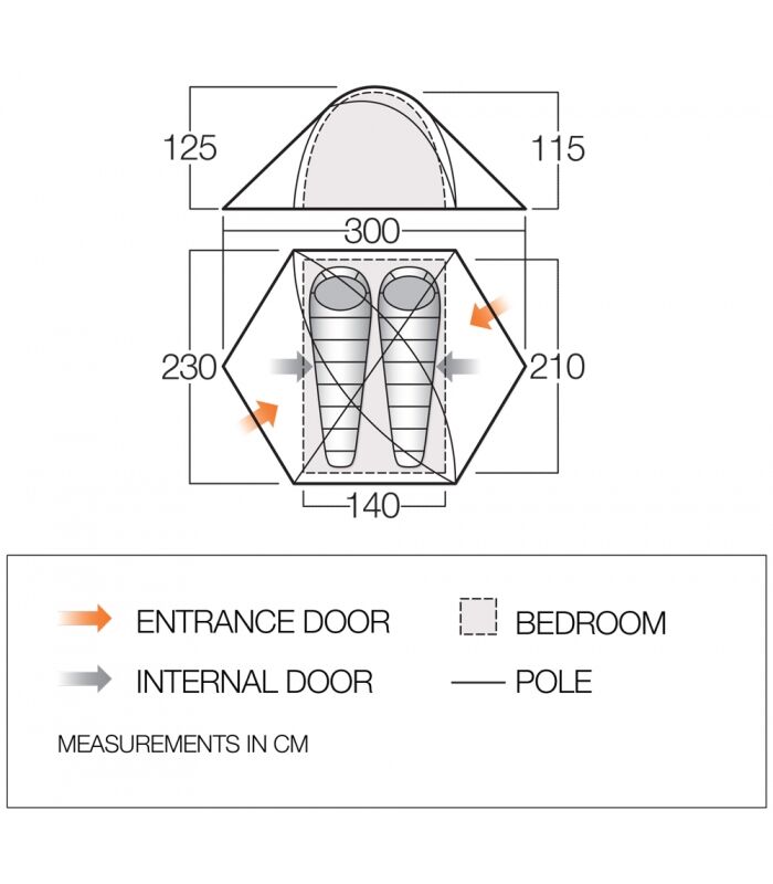 Vango Halo Pro 200 - Tent