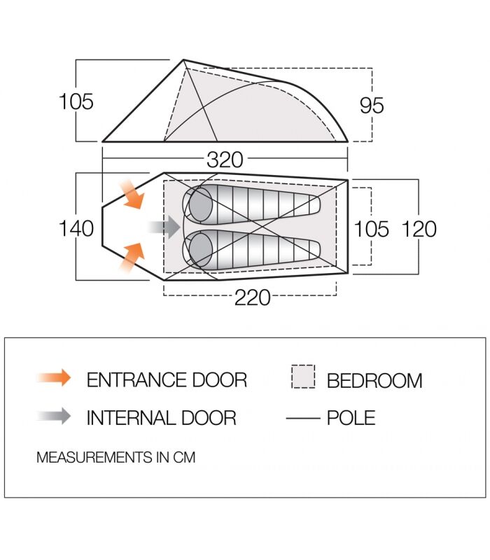 Vango Helvellyn 200 - Tent