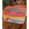 Hello Hossy Flower Artwork Lunch Bag - Frigorifero portatile | Hardloop