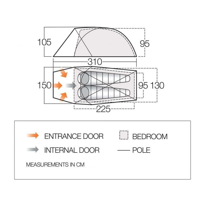 Vango Mirage Pro 200 - Tent