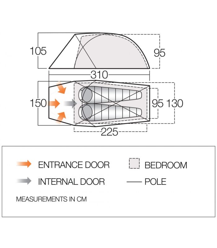 Vango Mirage Pro 200 - Tent