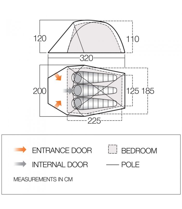 Vango Mirage Pro 300 - Tent