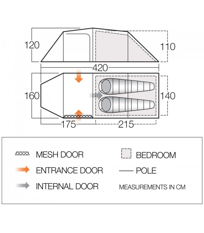Vango Omega 250 - Namiot | Hardloop