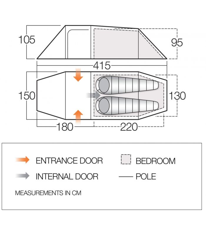 Vango Pulsar Pro 200 - Tent
