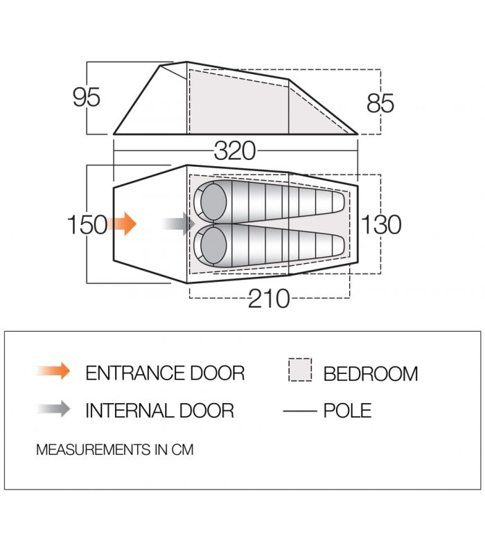 Vango Tempest Pro 200 - Tent