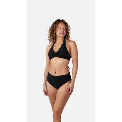 Solid Cross Halter - Bikini top