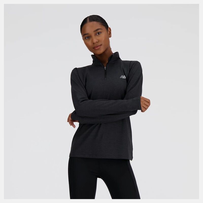 Sport Essentials Space Dye Quarter Zip - Polaire femme