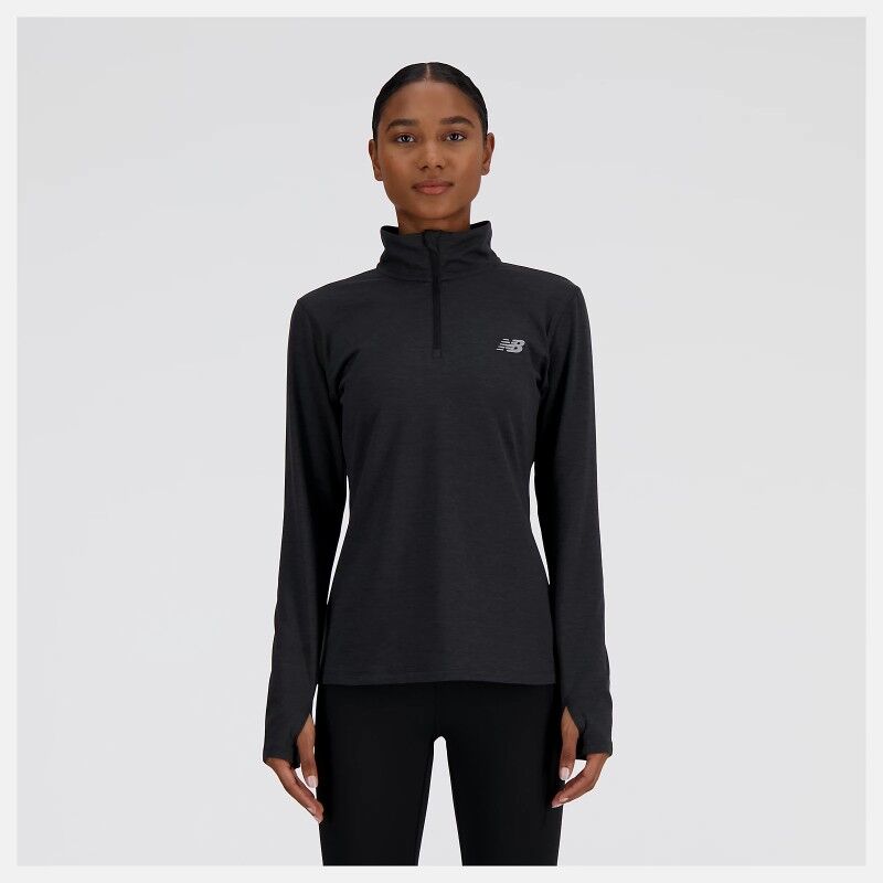 New Balance Sport Essentials Space Dye Quarter Zip - Giacca in pile - Donna | Hardloop
