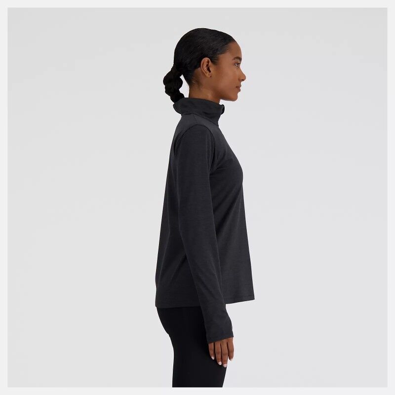 New Balance Sport Essentials Space Dye Quarter Zip - Giacca in pile - Donna | Hardloop