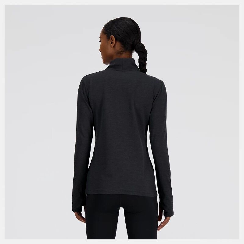 New Balance Sport Essentials Space Dye Quarter Zip - Giacca in pile - Donna | Hardloop