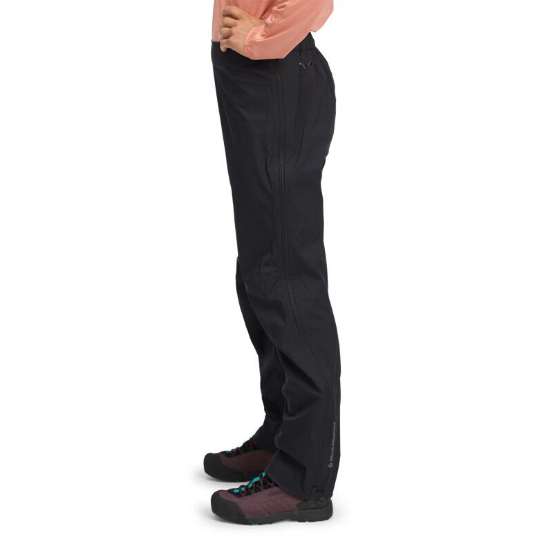 Black Diamond Fineline Stretch FZ Pants - Calça impermeável mulher | Hardloop