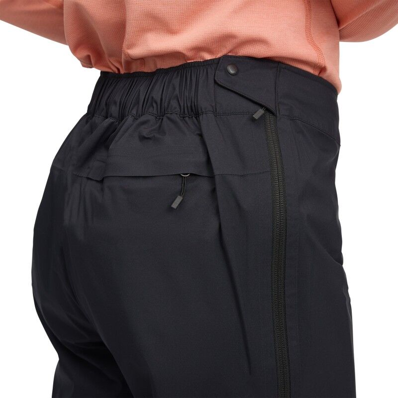Black Diamond Fineline Stretch FZ Pants - Pantaloni antipioggia - Donna | Hardloop