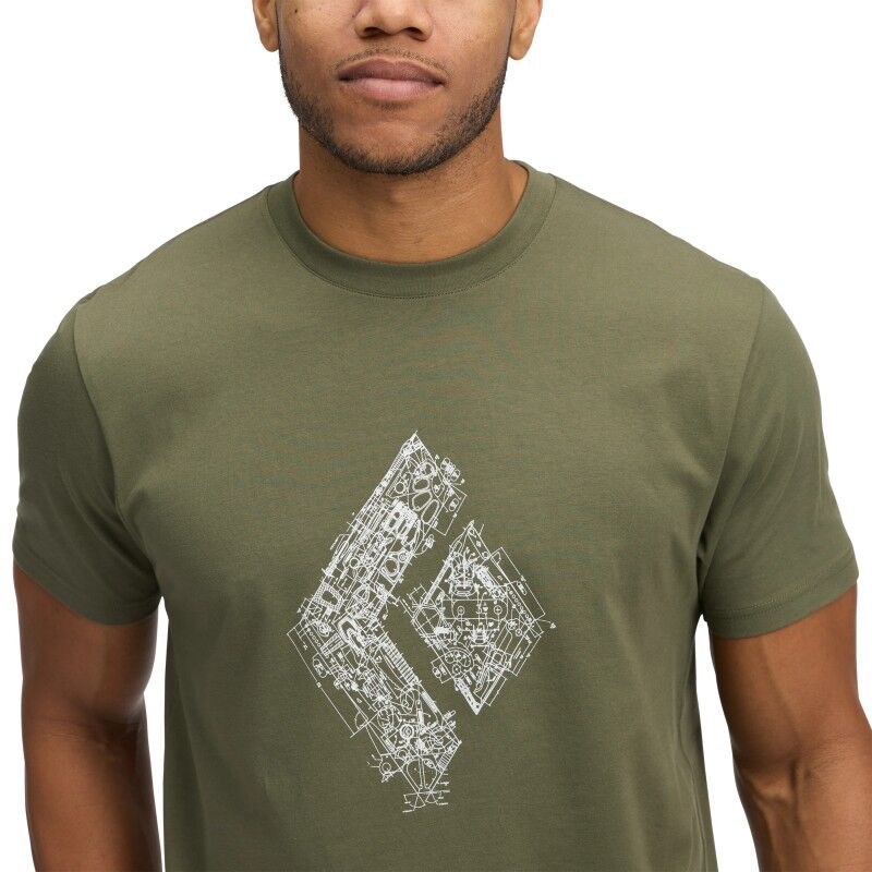 Black Diamond Engineered Diamond SS Tee - T-shirt - Men's | Hardloop