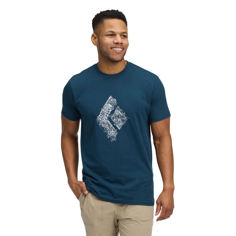 Black Diamond Engineered Diamond SS Tee - T-shirt - Men's | Hardloop