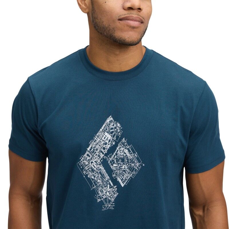 Black Diamond Engineered Diamond SS Tee - T-shirt - Men's | Hardloop