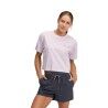 Black Diamond Diamond Crop SS Tee - T-shirt femme | Hardloop