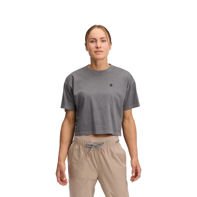 Black Diamond Diamond Crop SS Tee - Camiseta - Mujer | Hardloop
