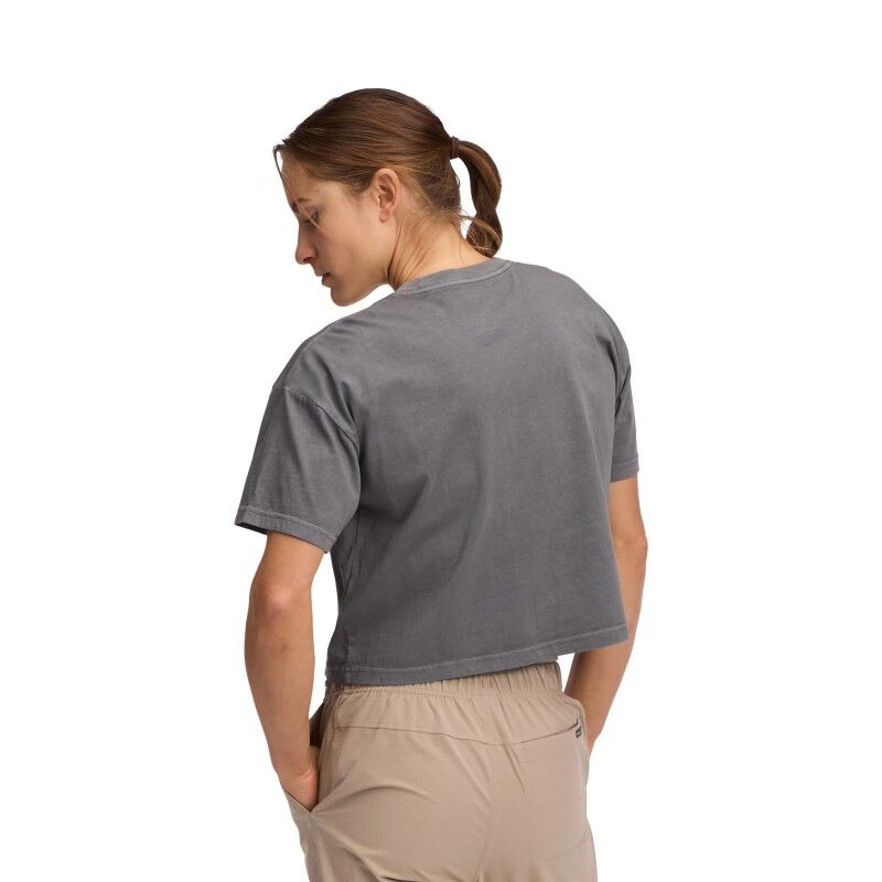 Black Diamond Diamond Crop SS Tee - T-shirt mulher | Hardloop