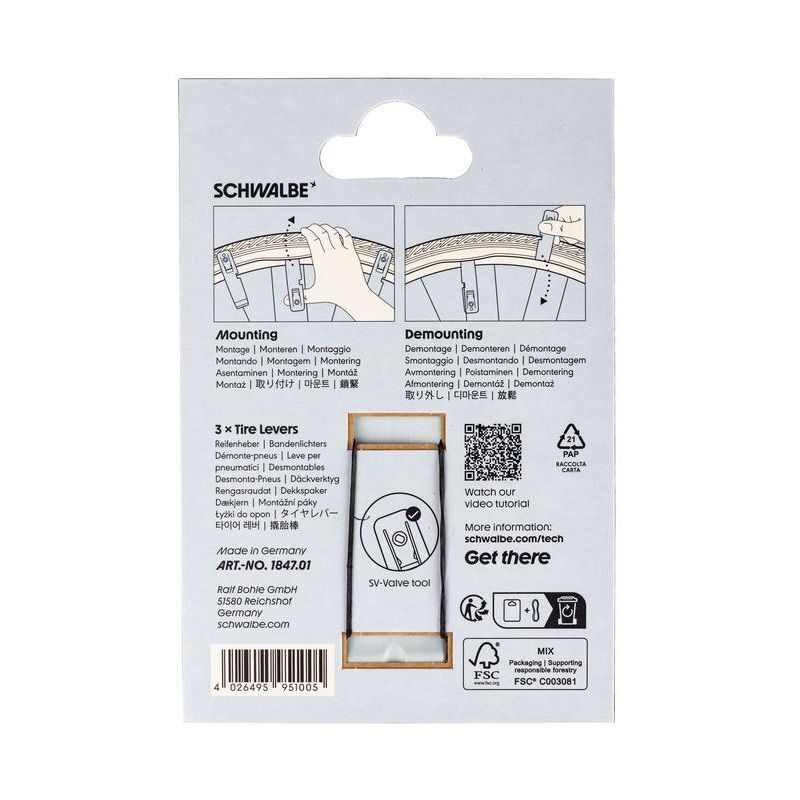 Schwalbe Tire Levers Kit | Hardloop