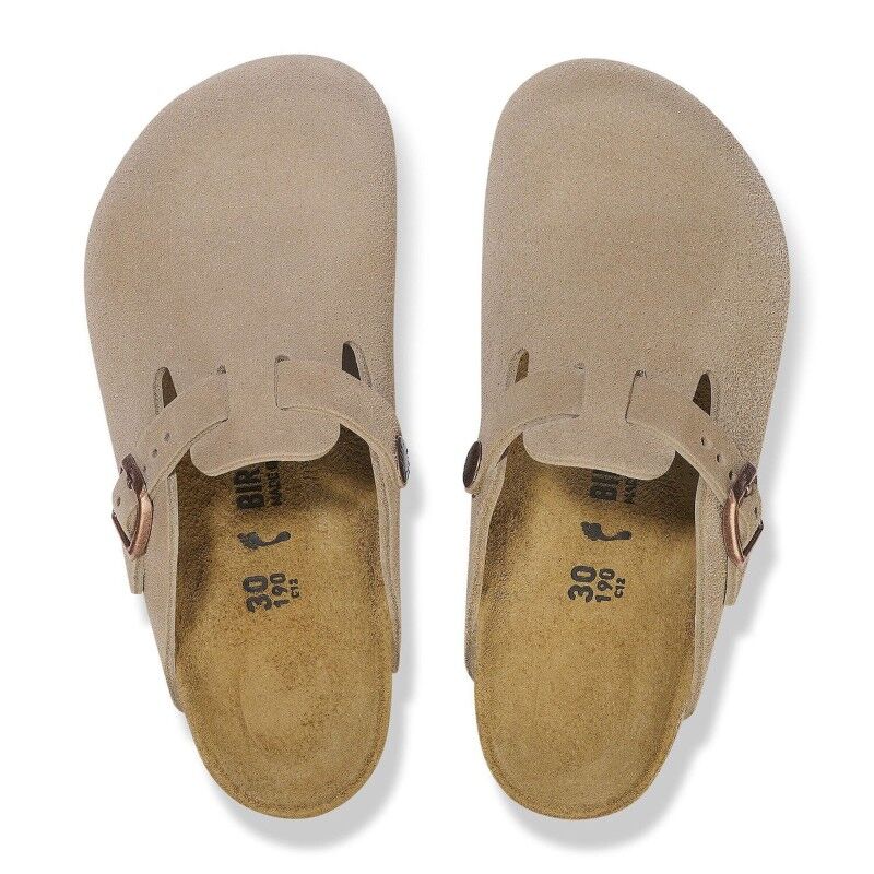 Birkenstock Boston Kids BS Suede Leather - Sandaler - Børn | Hardloop