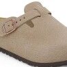 Birkenstock Boston Kids BS Suede Leather - Sandalen - Kinderen | Hardloop