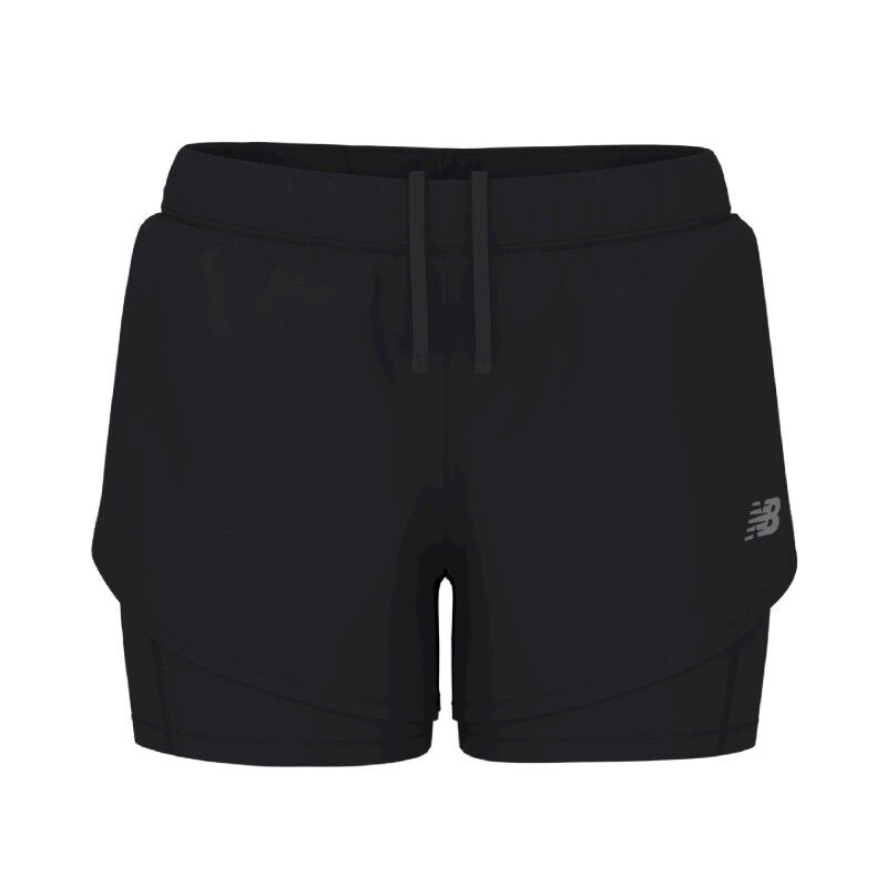Sport 2-in-1 Short 3" - Calção de corrida mulher