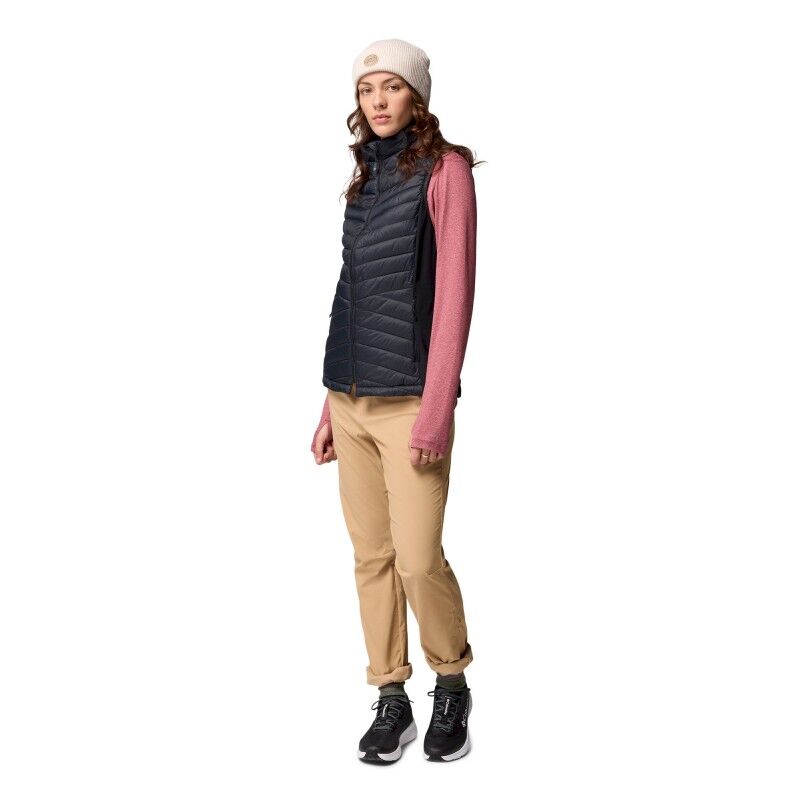 Columbia Powder Pass III Hybrid Vest - Donsjack - Dames | Hardloop