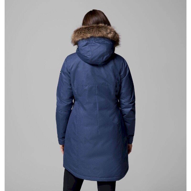 Columbia Suttle Mountain Long Insulated Jacket - Parka - Dam | Hardloop